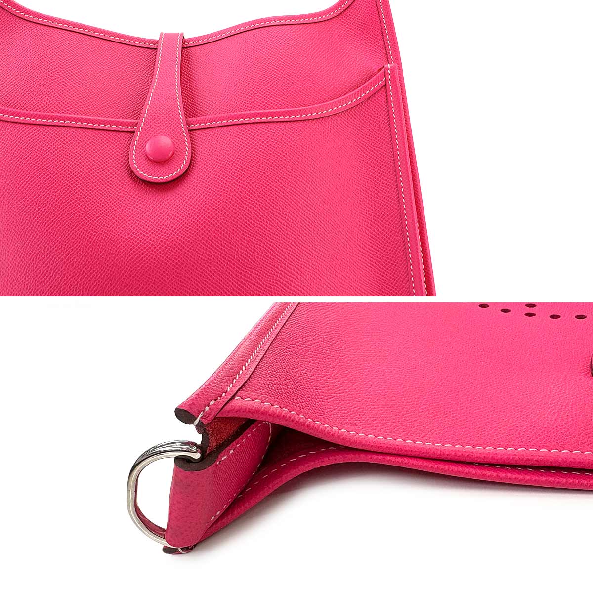 Everlyne 3 PM Shoulder Bag Epsom Rose Tyrien Purse