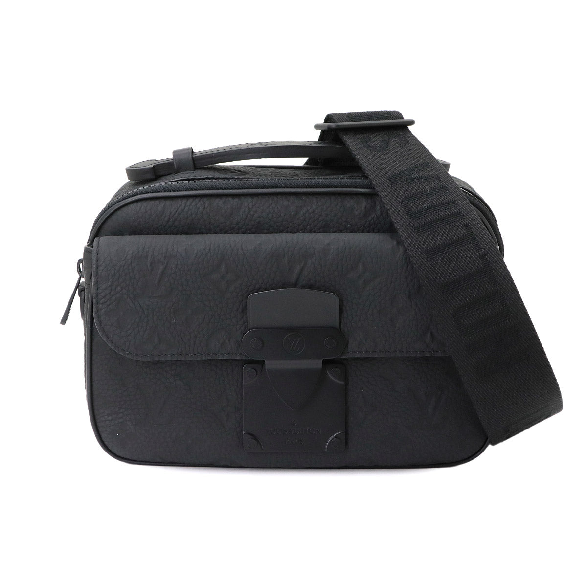 Monogram Taurillon S Lock Messenger Hand Shoulder Bag
