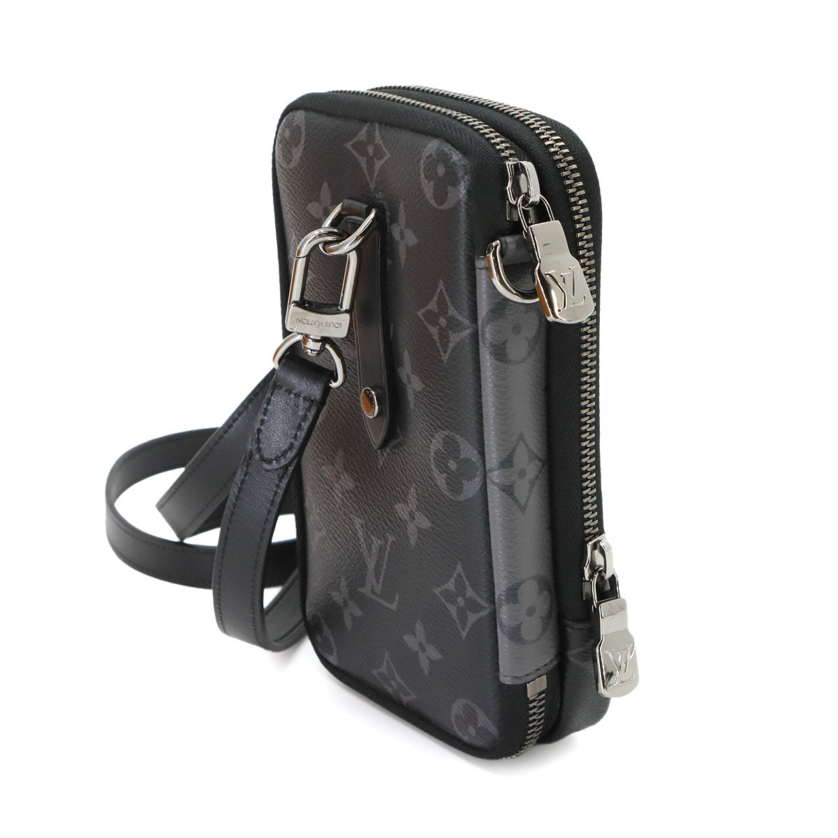 Monogram Eclipse Double Phone Pouch Shoulder Bag M69534