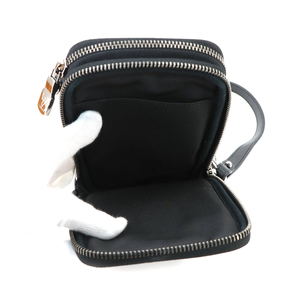 Monogram Eclipse Double Phone Pouch Shoulder Bag M69534