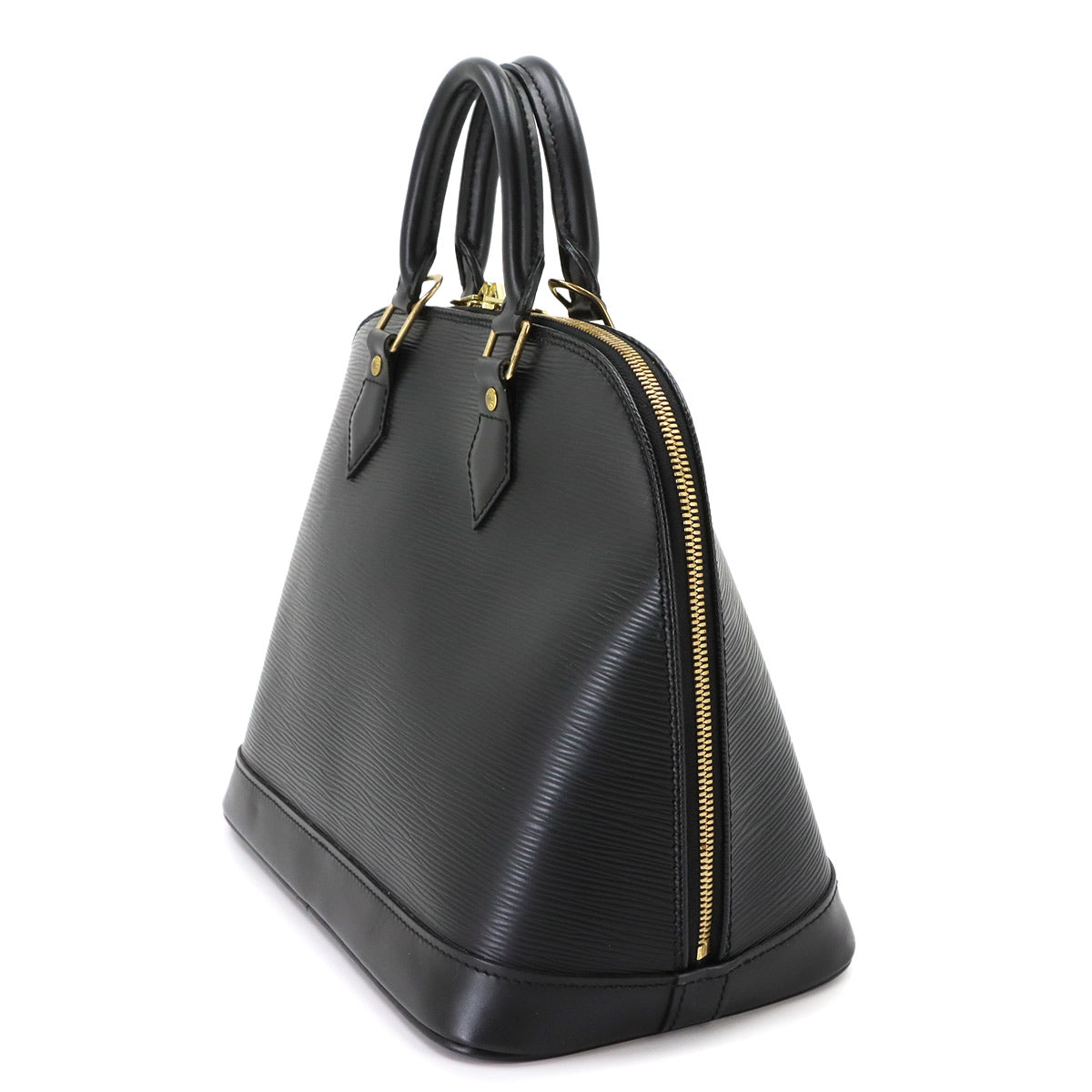 Epi Alma PM Hand Bag Leather Noir Black M52142 Purse