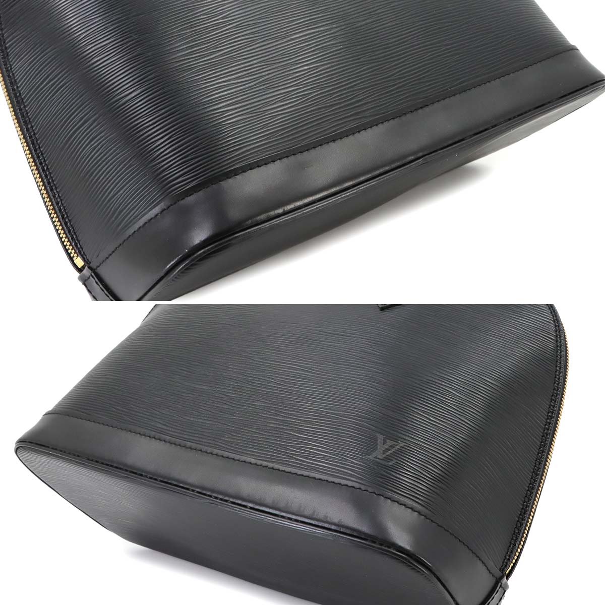 Epi Alma PM Hand Bag Leather Noir Black M52142 Purse