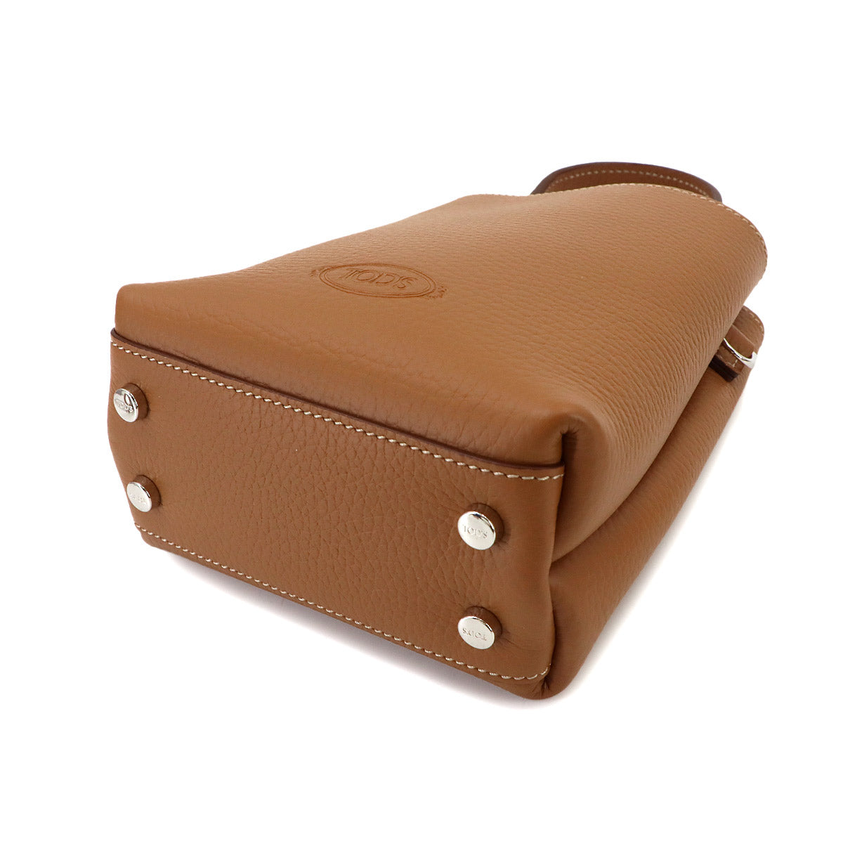 Timeless Micro 2way Hand Shoulder Bag Leather Brown