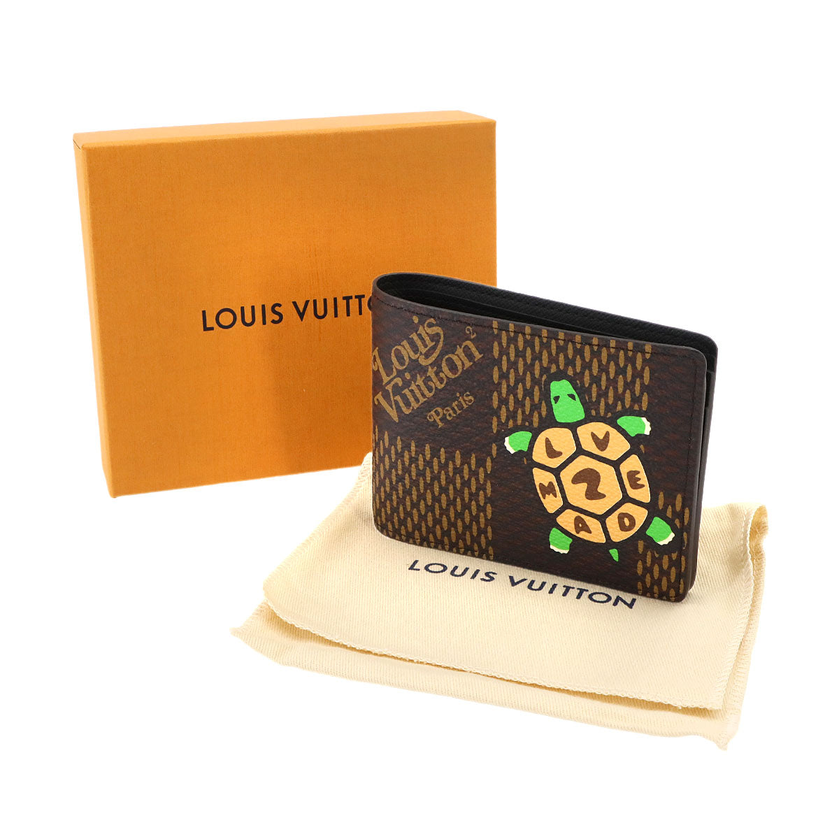 LV Squared Multipie Wallet Giant Damier N60396 Purse