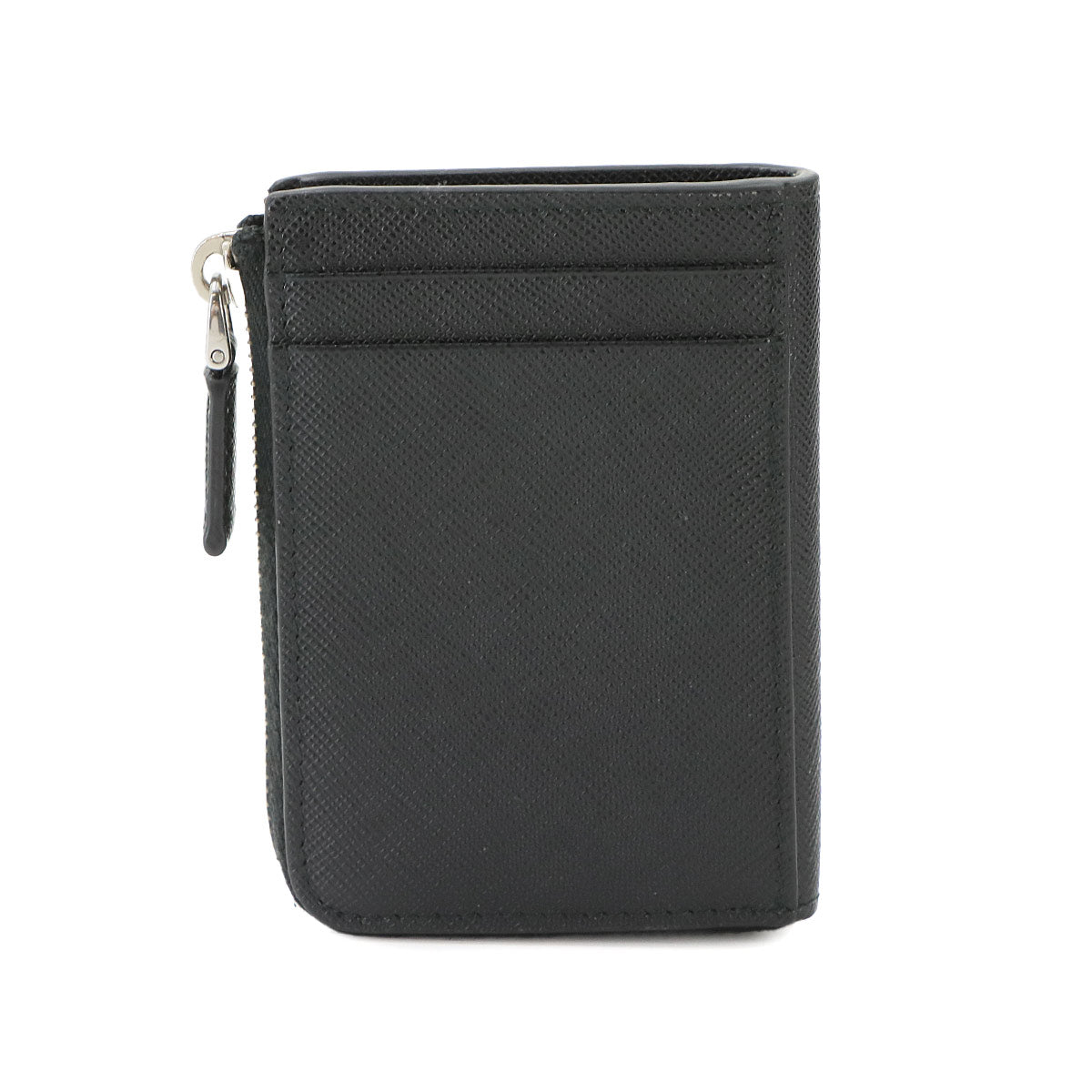 Card Case Coin Purse Saffiano Leather Nero Black 2MC129 Accessory