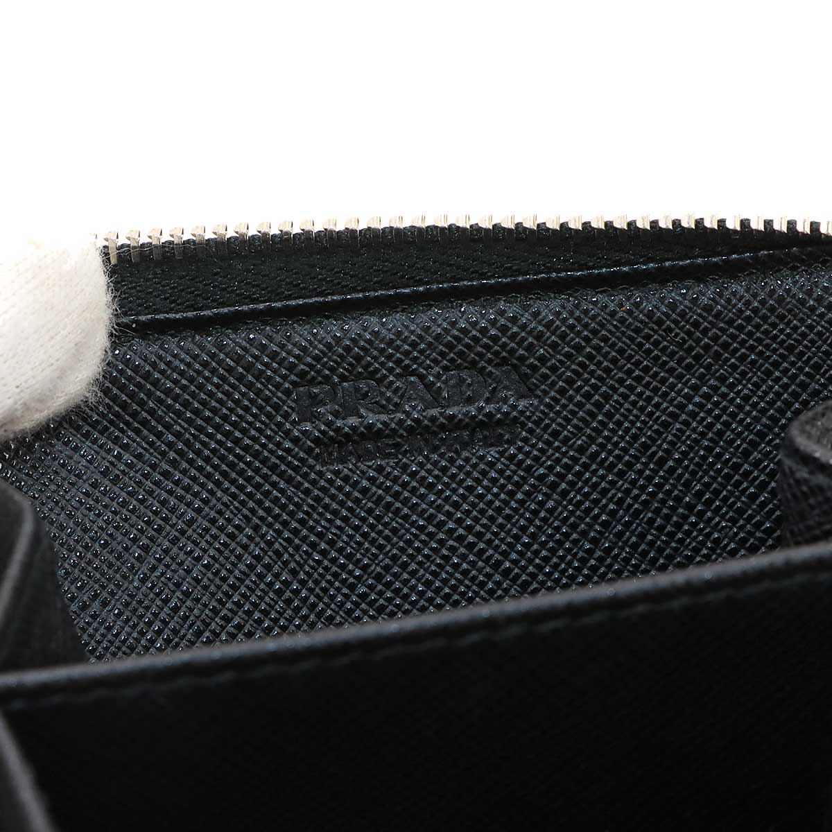 Card Case Coin Purse Saffiano Leather Nero Black 2MC129 Accessory