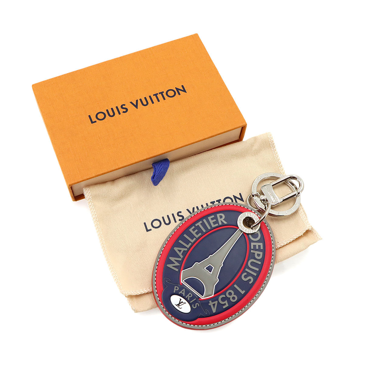 Pochette Cles LV League Eiffel Tower Bag Key Charm M61961