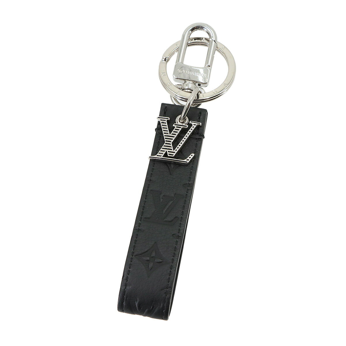 LV Shadow Dragonne Key Holder Bag Charm Noir M01298