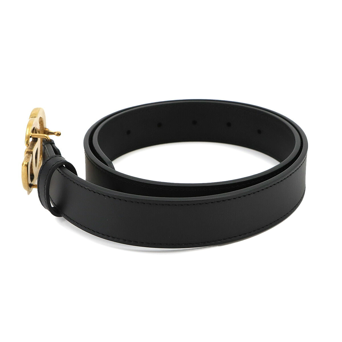 GG Marmont Belt Leather Black 414516