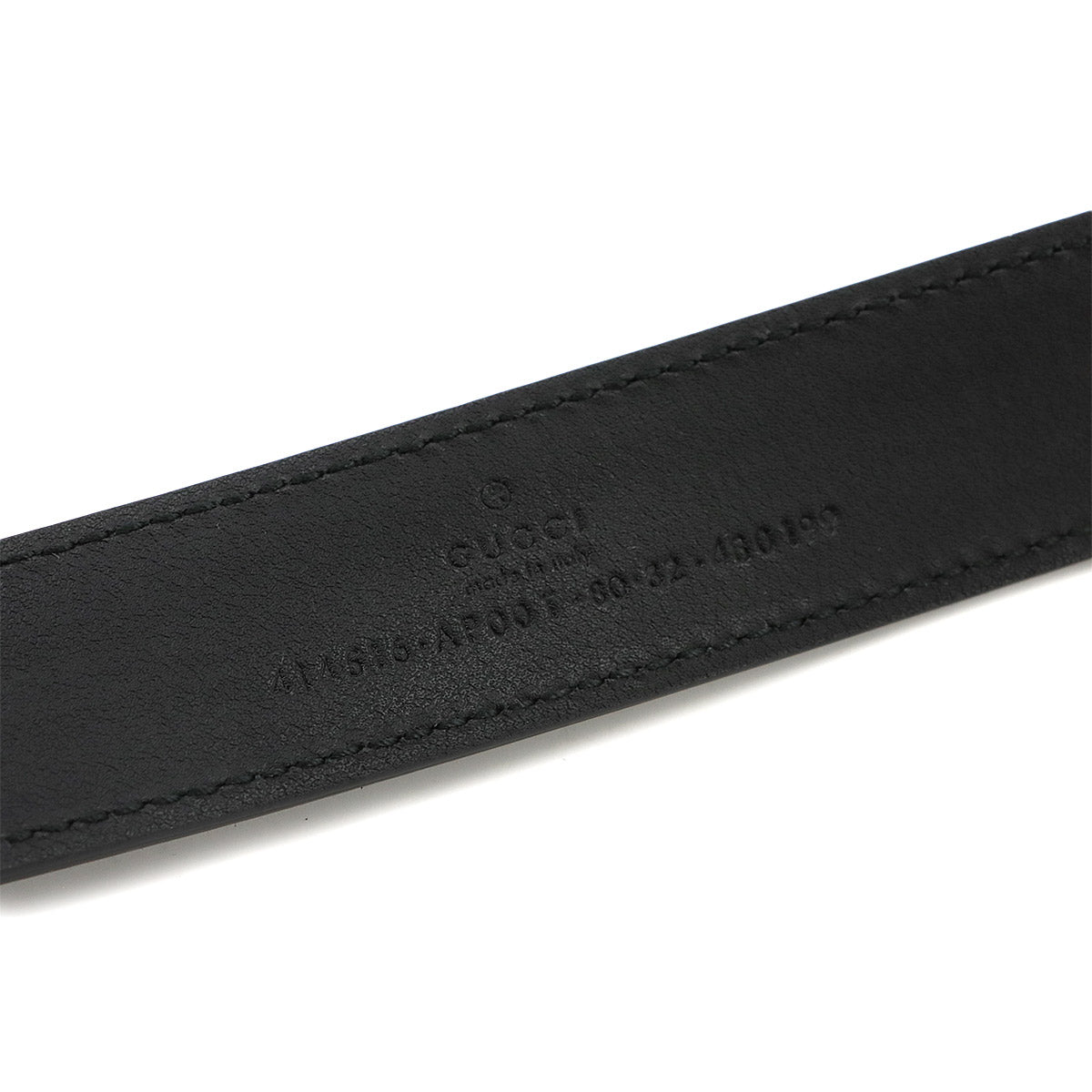 GG Marmont Belt Leather Black 414516