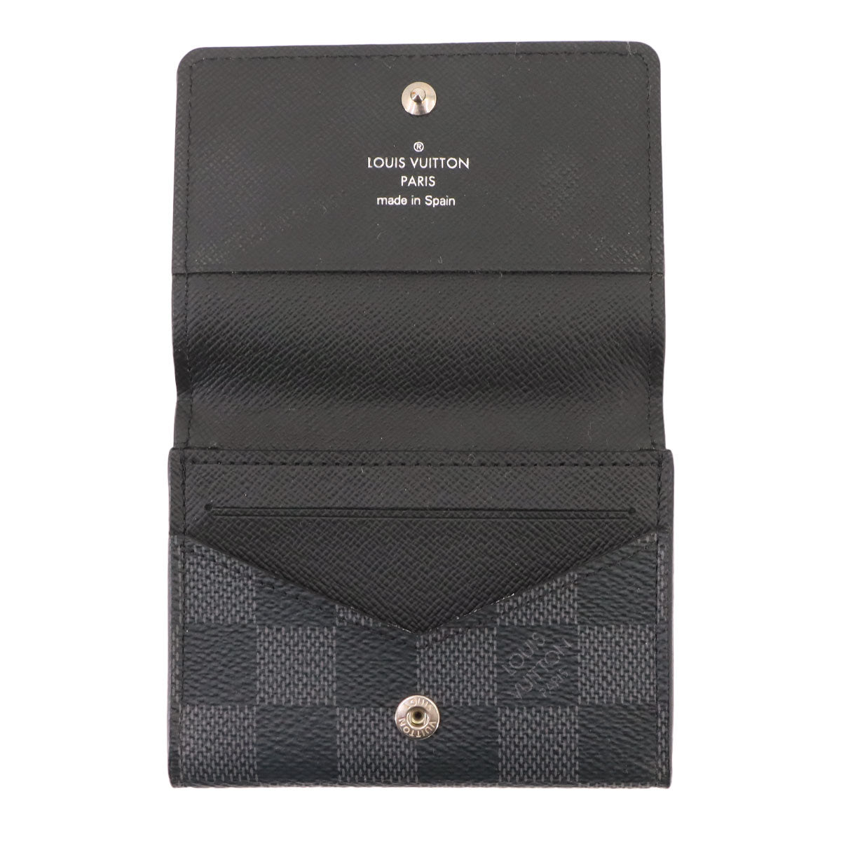 Damier Graphite Enveloppe Carte de visite Card Holder