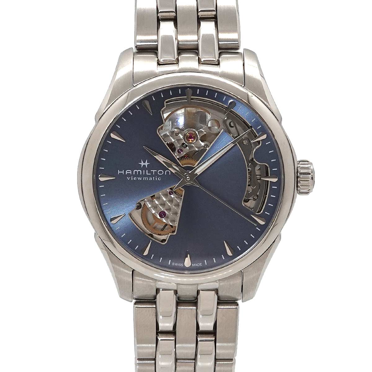 Jazzmaster Open heart H322150 Automatic Bluel Boys