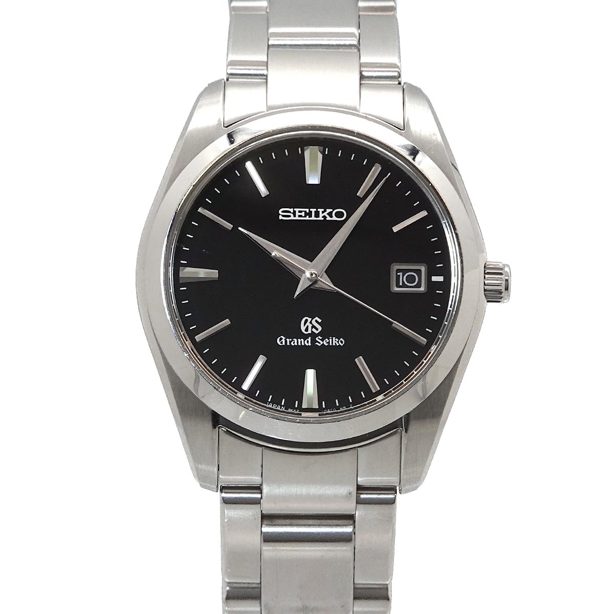 Grand Seiko SBGX061 9F62-0AB0 Date Quartz Black Dial Mens Watch