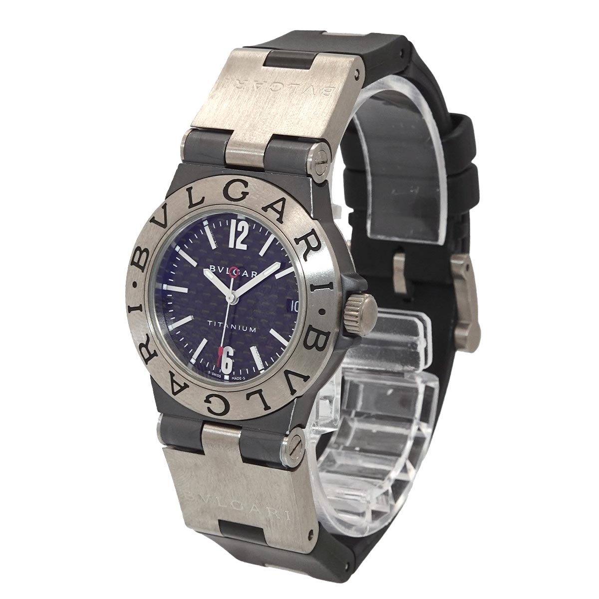 Diagono Titanium TI32TA Quarts Black Dial Boys Watch