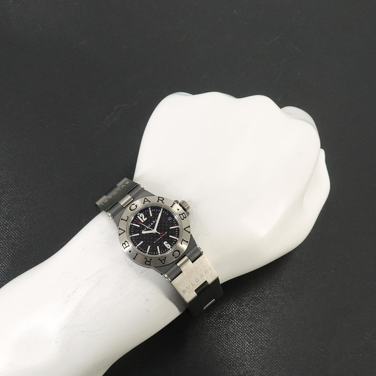 Diagono Titanium TI32TA Quarts Black Dial Boys Watch