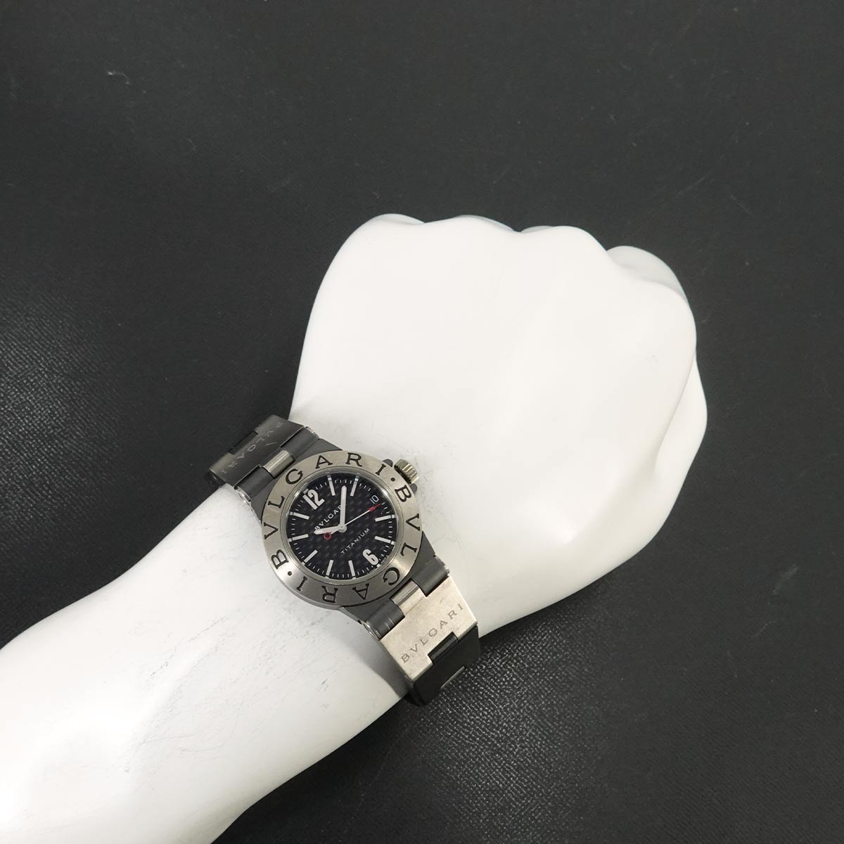 Diagono Titanium TI32TA Quarts Black Dial Boys Watch
