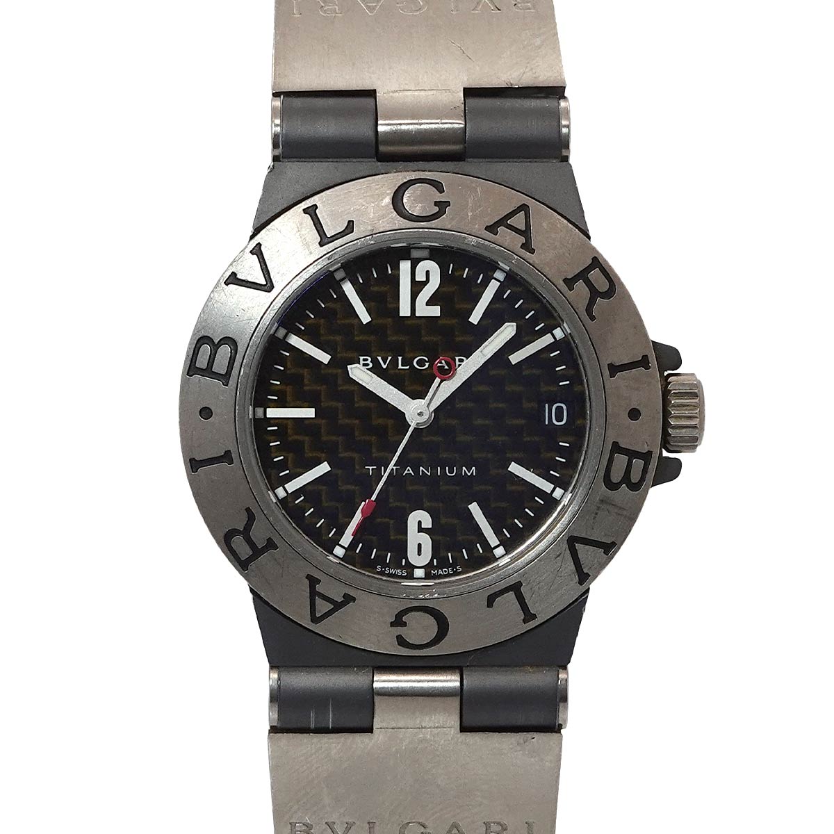 Diagono Titanium TI32TA Quarts Black Dial Boys Watch