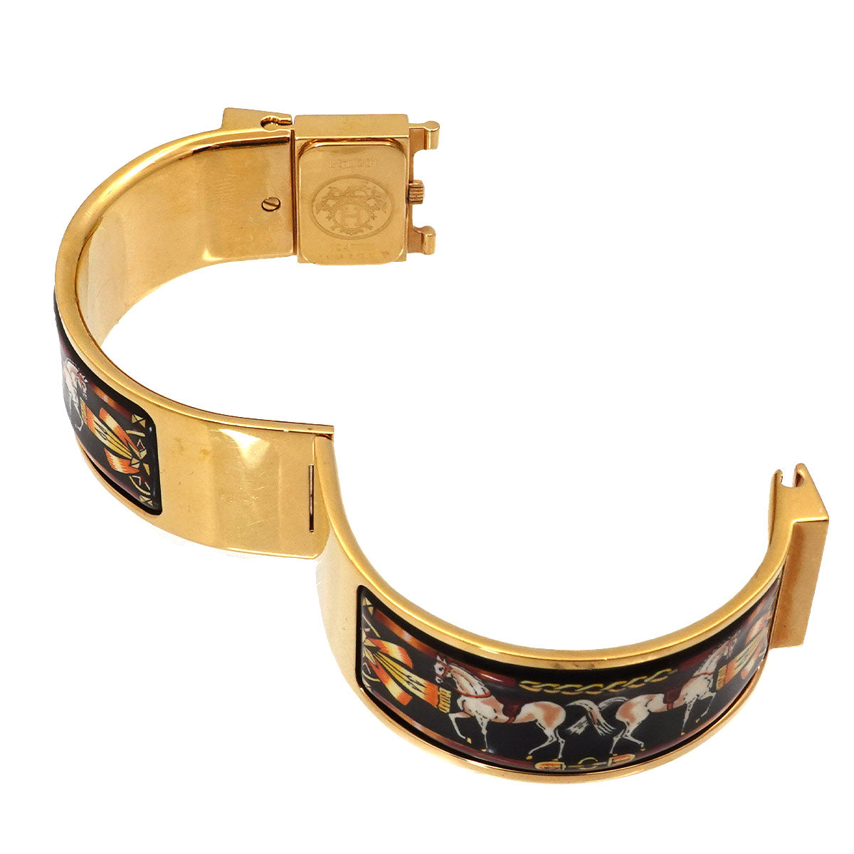 Loquet LO1.201 Quartz Gold Dial Ladies Bngle Watch