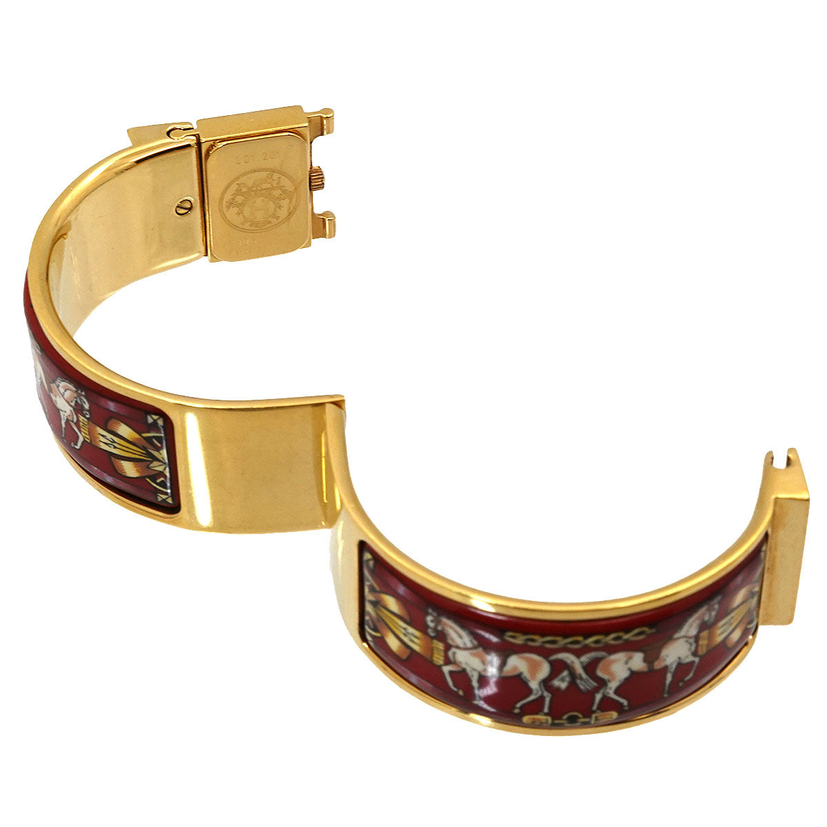 Loquet LO1.201 Quartz Gold Dial Ladies Bngle Watch