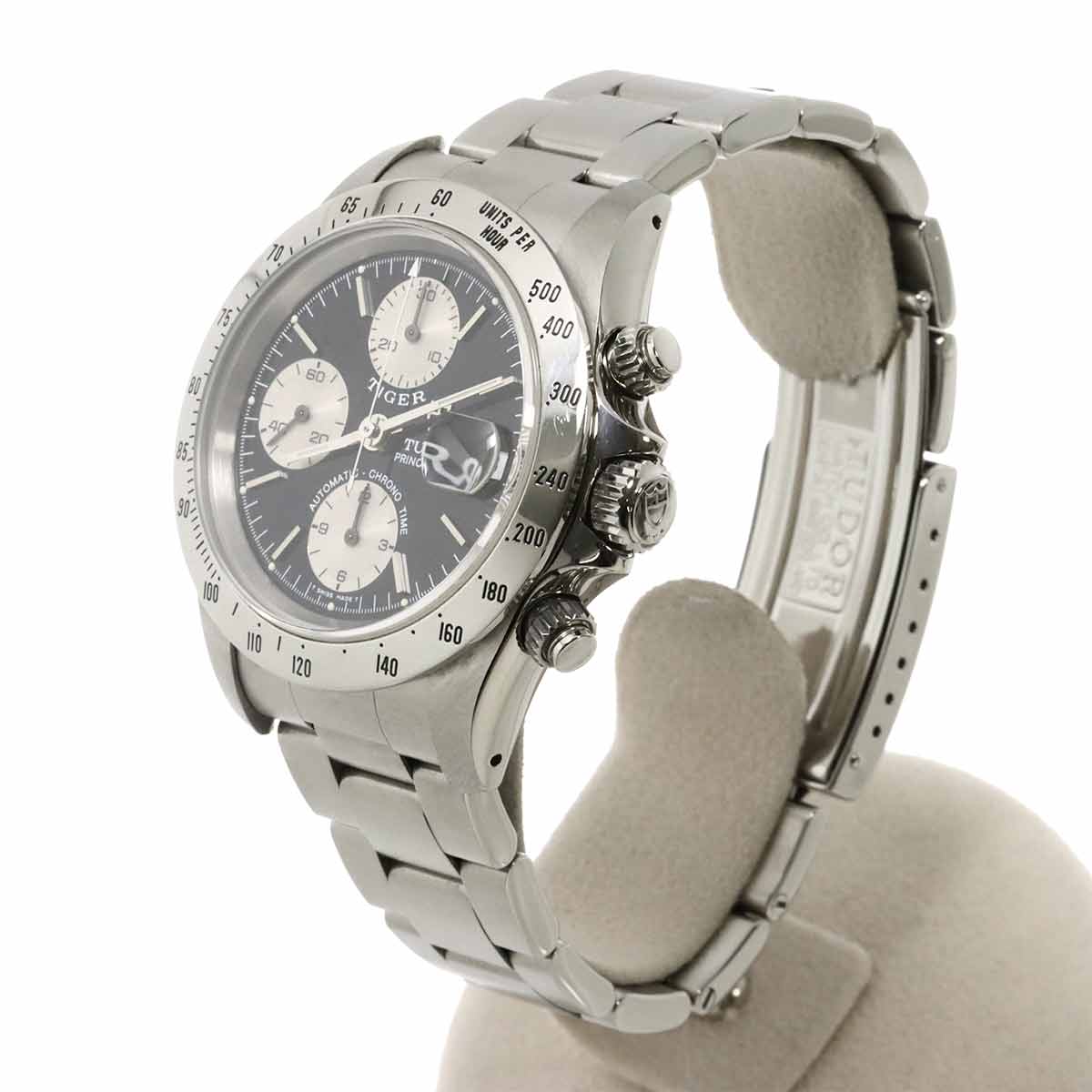 Chrono Time Prince Date 79280 Date Automatic Black Dial Mens