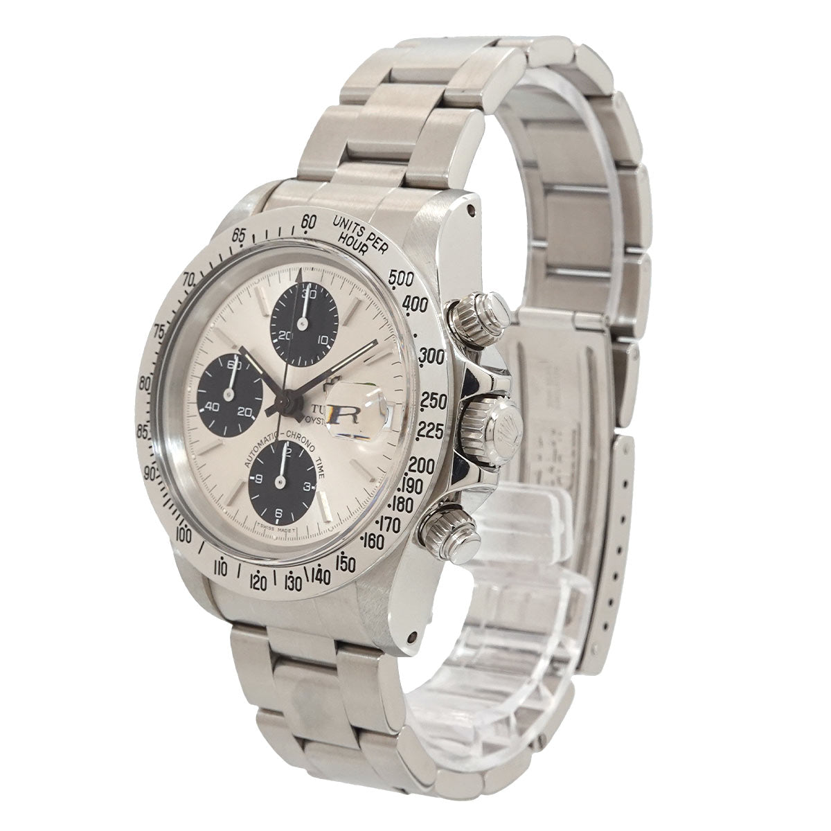Oyster Date Chronotime 79180 Automatic Silver Dial Mens Watch