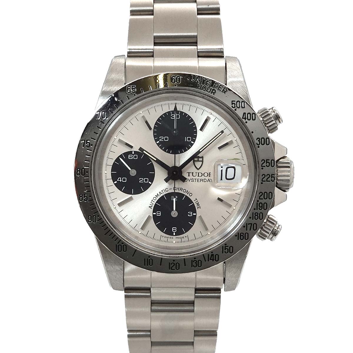 Oyster Date Chronotime 79180 Automatic Silver Dial Mens Watch