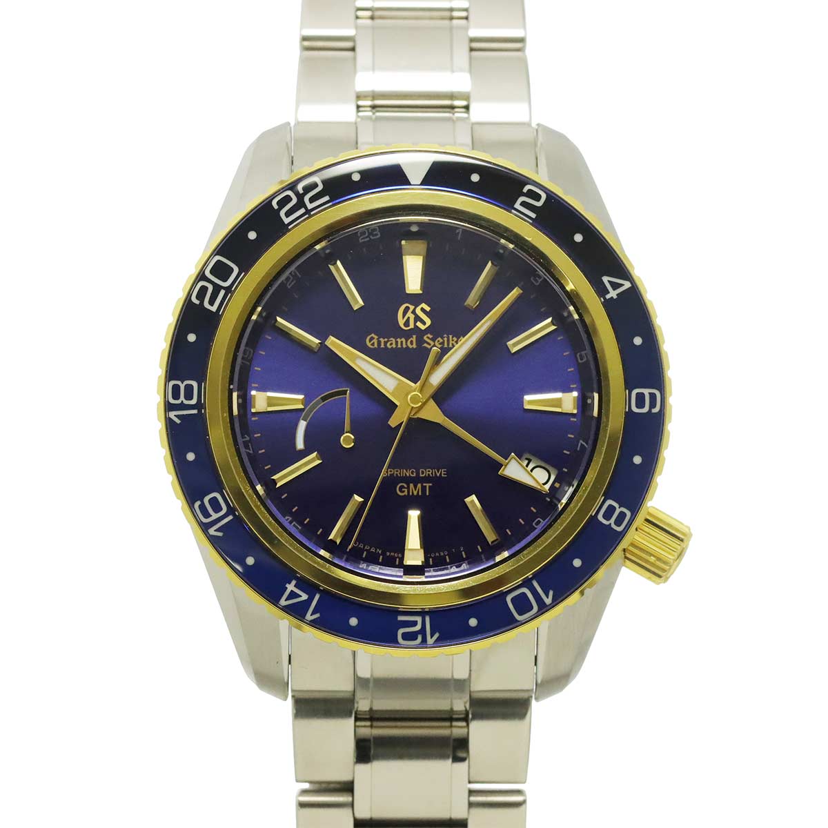 Spring drive SBGE248 Date GMT Blue Dial Mens Watch