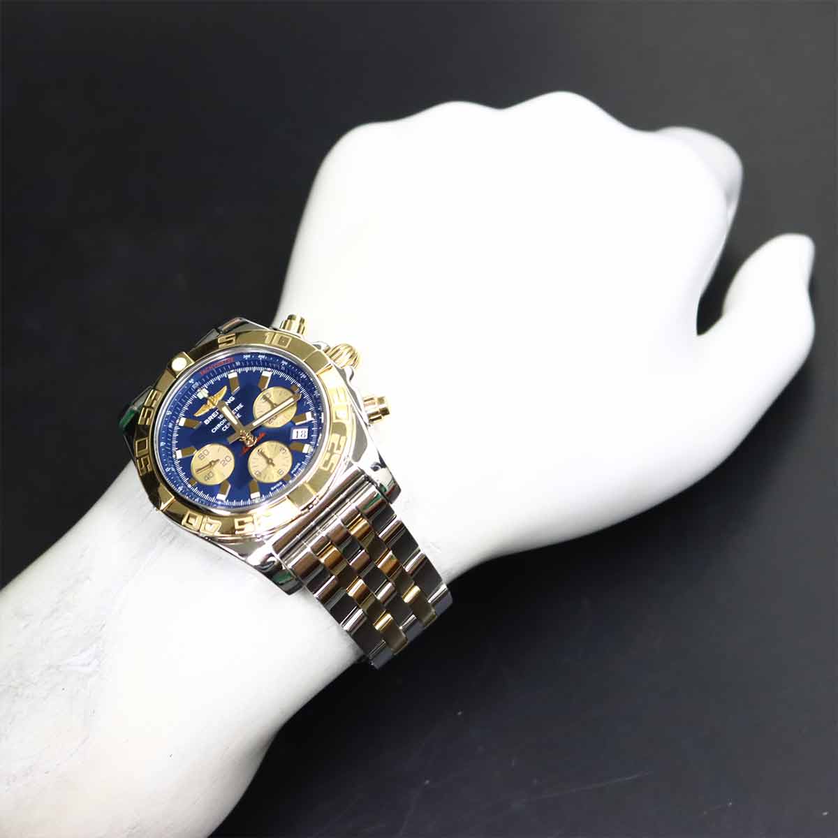 Chronomat 44 CB0110 Chronograph Automatic Blue Gold Dial