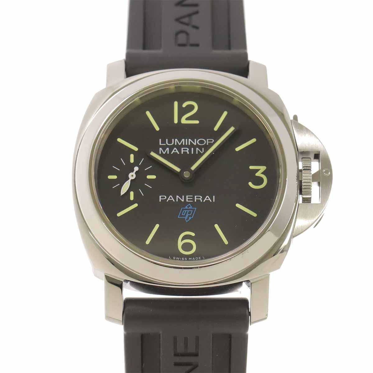 Luminor logo PAM00777 Hand winding Black Dial Mens