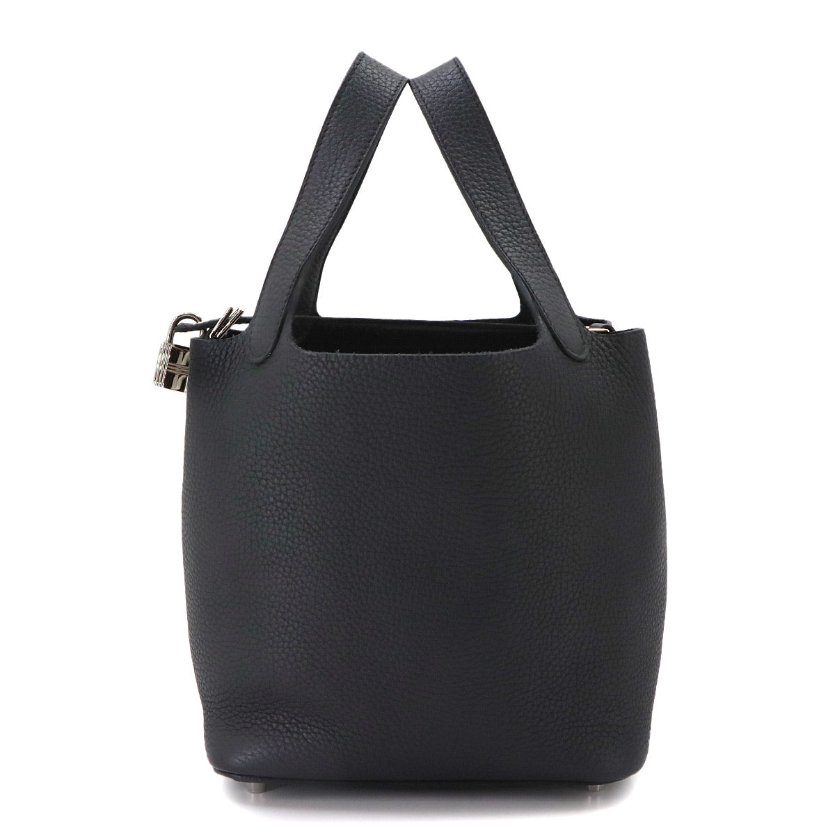 Picotin Lock PM Hand Bag Taurillon Clemence Black