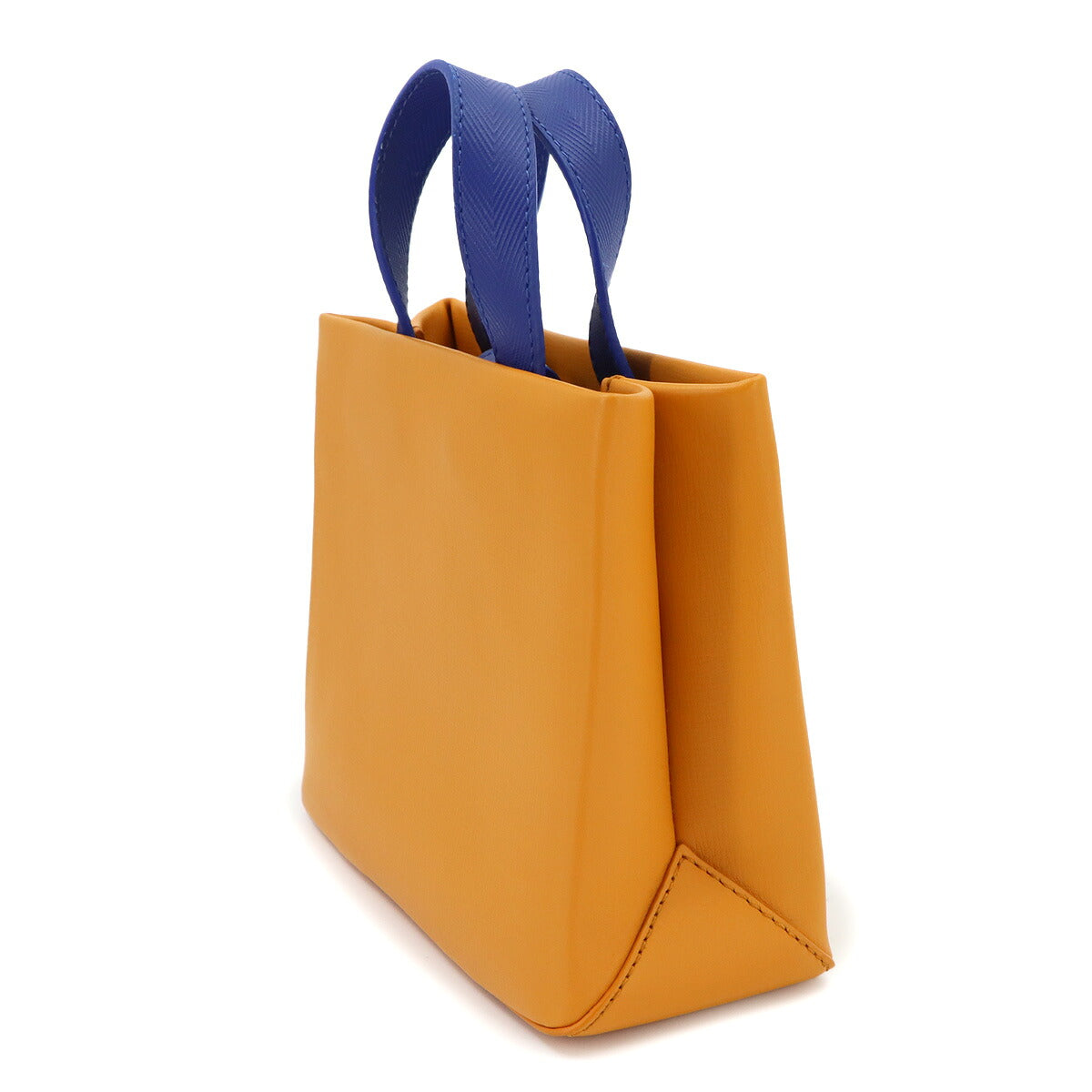 Nano Shopper Tote Shoulder Bag Leather Safran M2A430