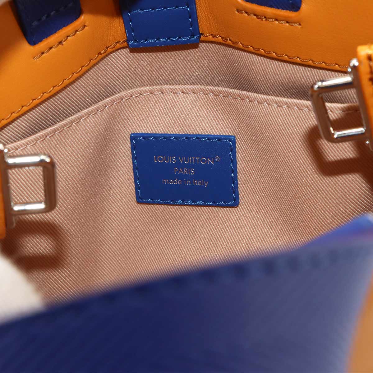 Nano Shopper Tote Shoulder Bag Leather Safran M2A430