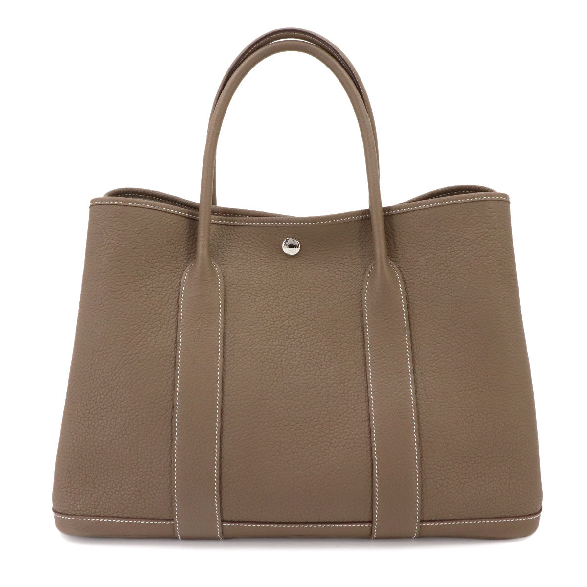 Garden Party PM Tote Bag Negonda Leather Etoupe Purse