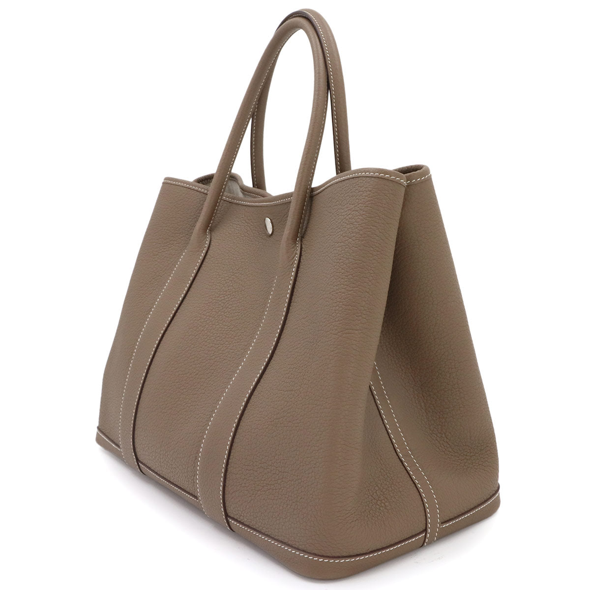 Garden Party PM Tote Bag Negonda Leather Etoupe Purse