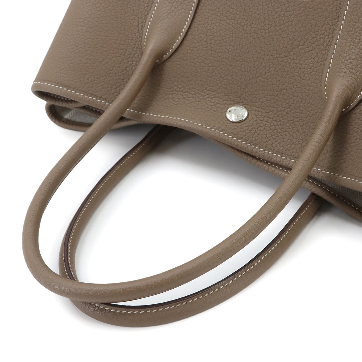 Garden Party PM Tote Bag Negonda Leather Etoupe Purse