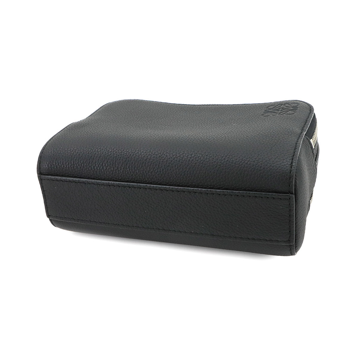 Mini crossbody camera Bag Hand Shoulder Bag Leather Black Anagram