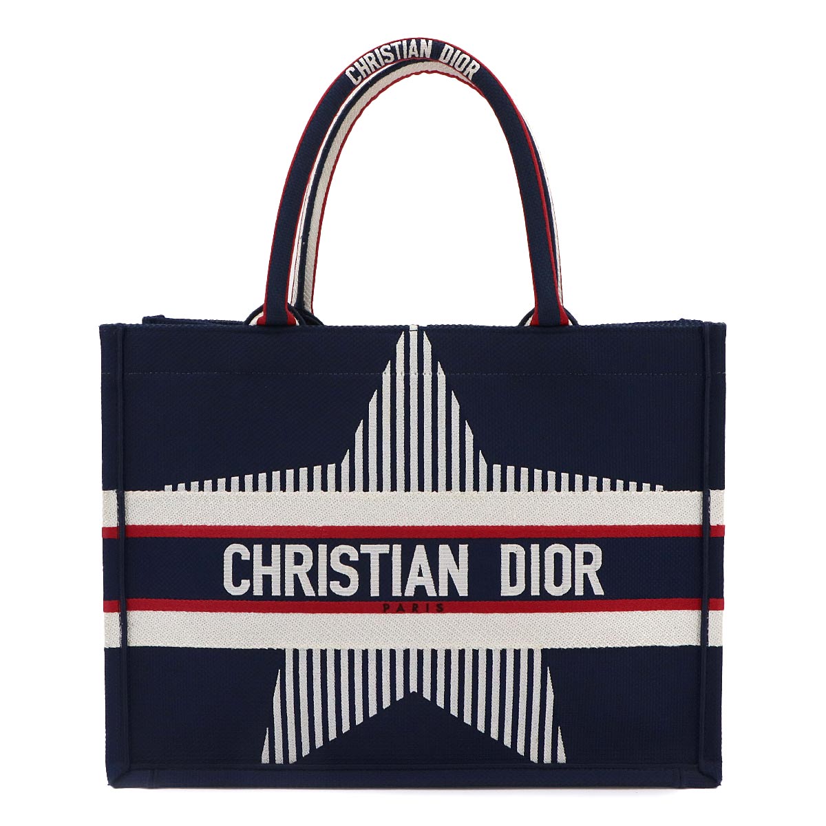 Alps Book Tote Medium Bag Canvas Navy Purse