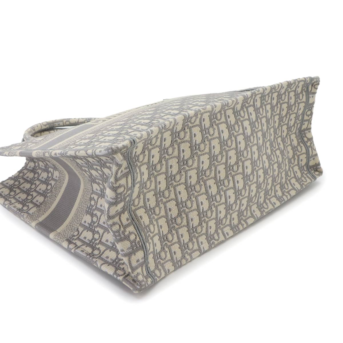 Book Tote Large Bag Oblique Canvas Gray M1286ZRIW