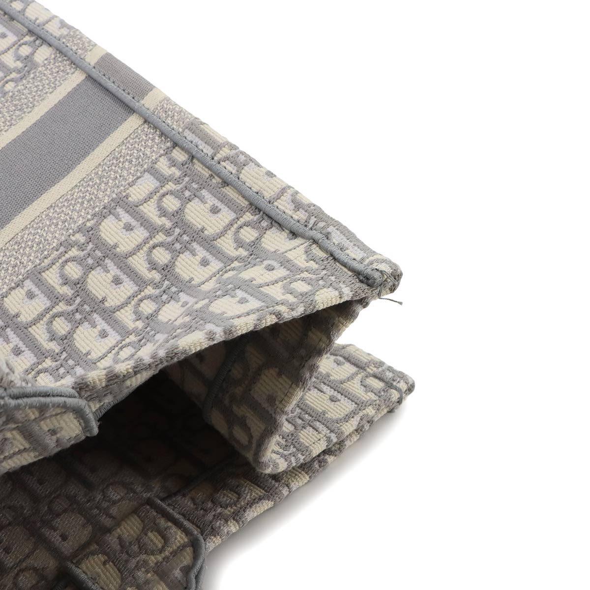 Book Tote Large Bag Oblique Canvas Gray M1286ZRIW