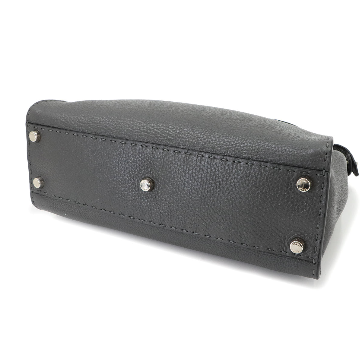 Seleria Peekaboo Regular 2way Hand Bag Leather Gray 8BN290