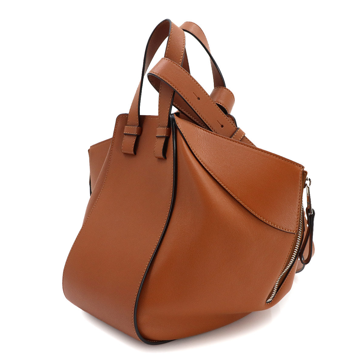 Hammock Small Hand Shoulder Bag Leather Brown Purse