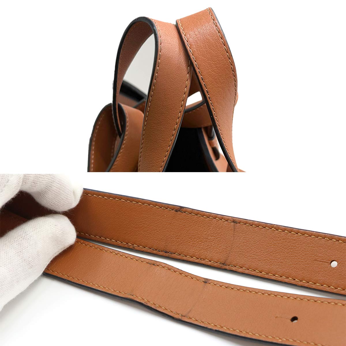Hammock Small Hand Shoulder Bag Leather Brown Purse