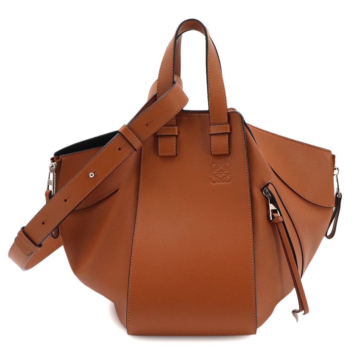Hammock Small Hand Shoulder Bag Leather Brown Purse