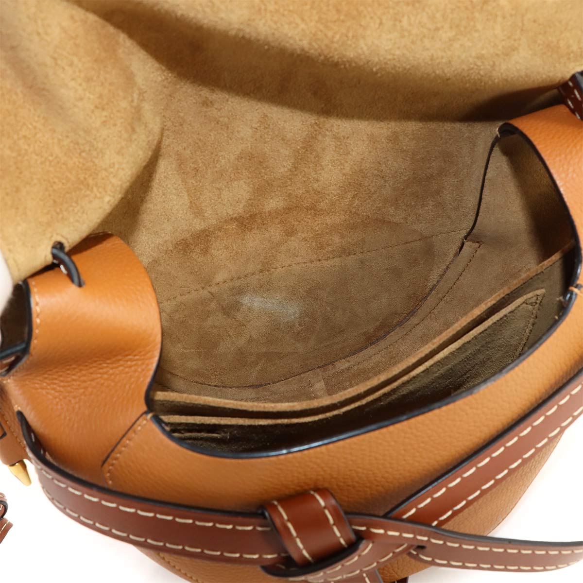 Gate Bag Small Shoulder Bag Leather Brown 90347676