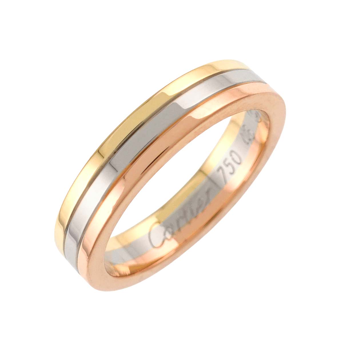 VENDOME Ring 18K YG WG PG 750 Size46 3.75(US)