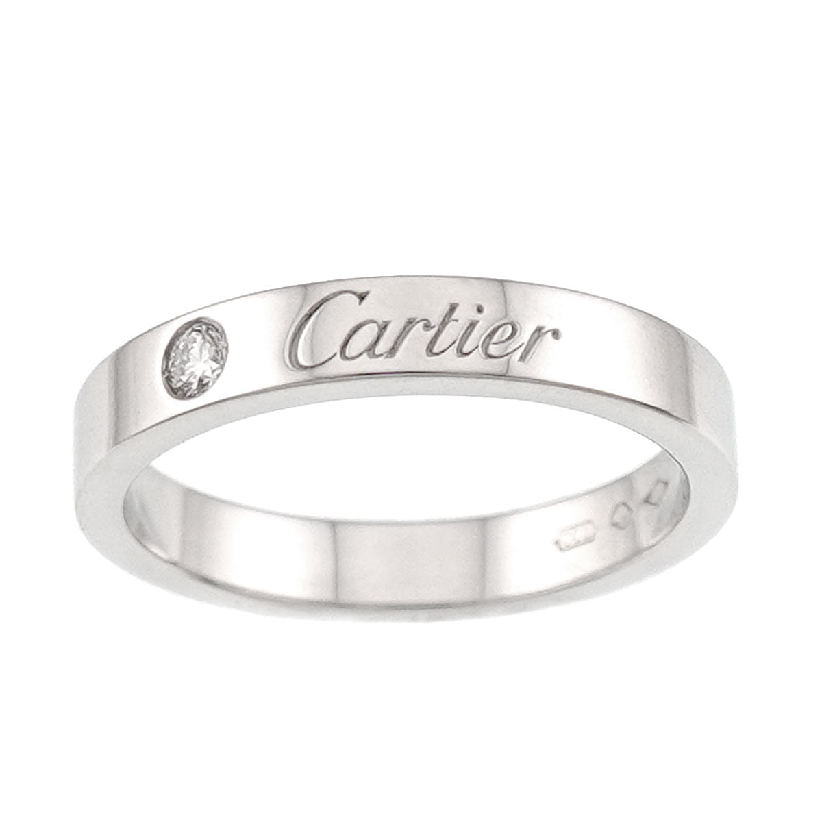 C de Ring Pt Platinum size48 4.75-5(US)