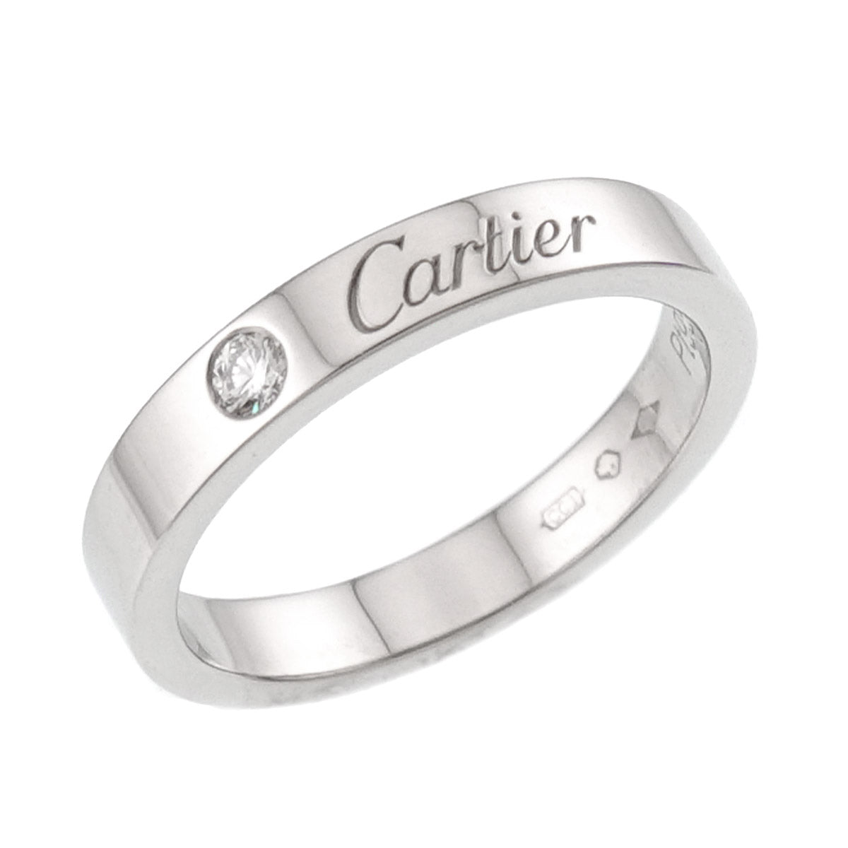 C de Ring Pt Platinum size48 4.75-5(US)