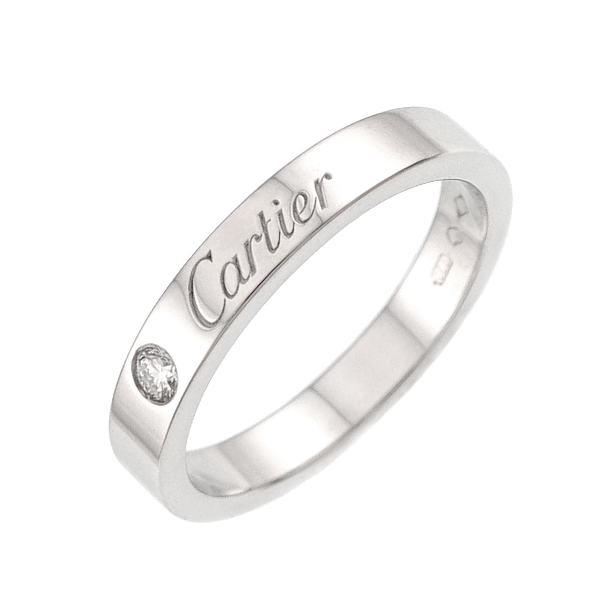 C de Ring Pt Platinum size48 4.75-5(US)