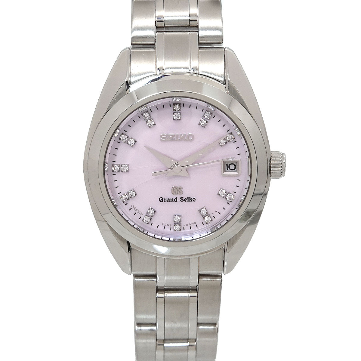 GRAND SEIKO STGF077 22P Diamond Pink Shell Dial Ladies Watch