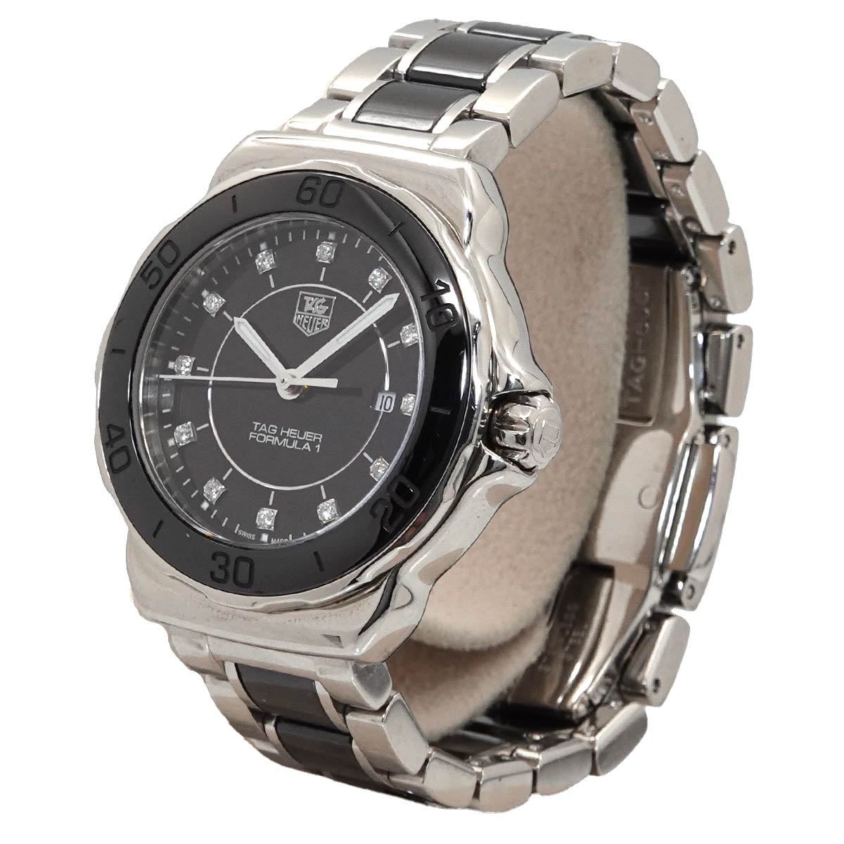 Formula 1 WAH1314 12P Diamonds Black Dial Ceramic